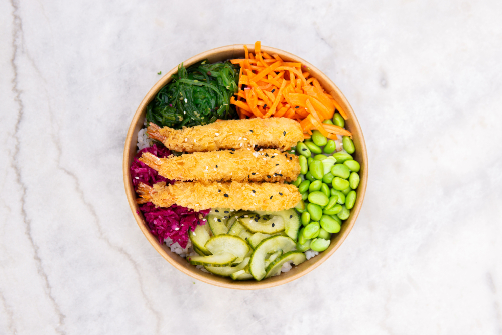 POKE BOWL CRUNCHY TEMPURA